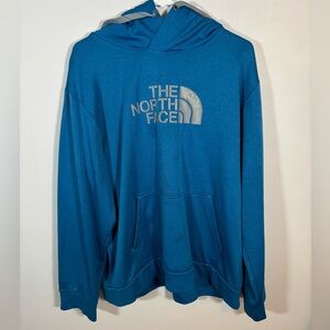 The North Face Men’s XL Blue Pullover Hoodie Lightweight Logo Sweatshirt